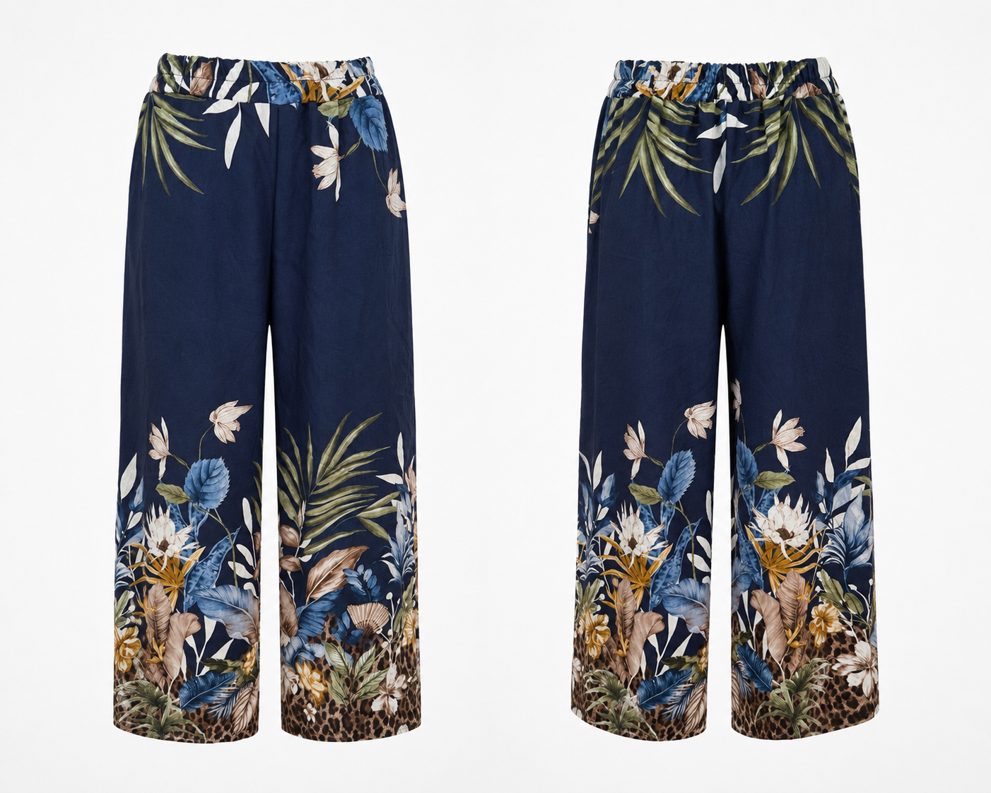 Calça Flores com Bolso