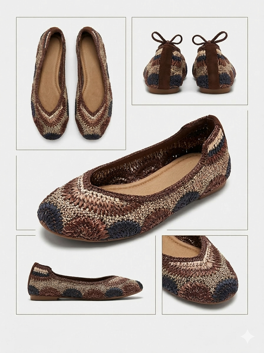 Sabrina Rafia Multicolor Etnic
