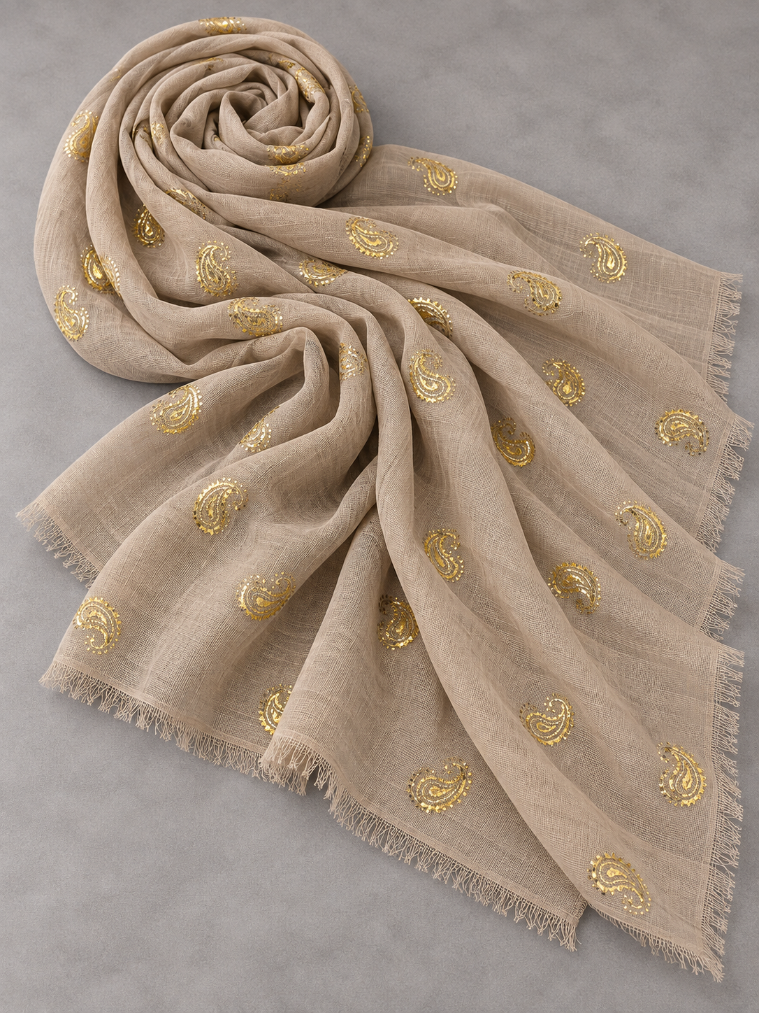 Echarpe Cornocopias Gold Cotton