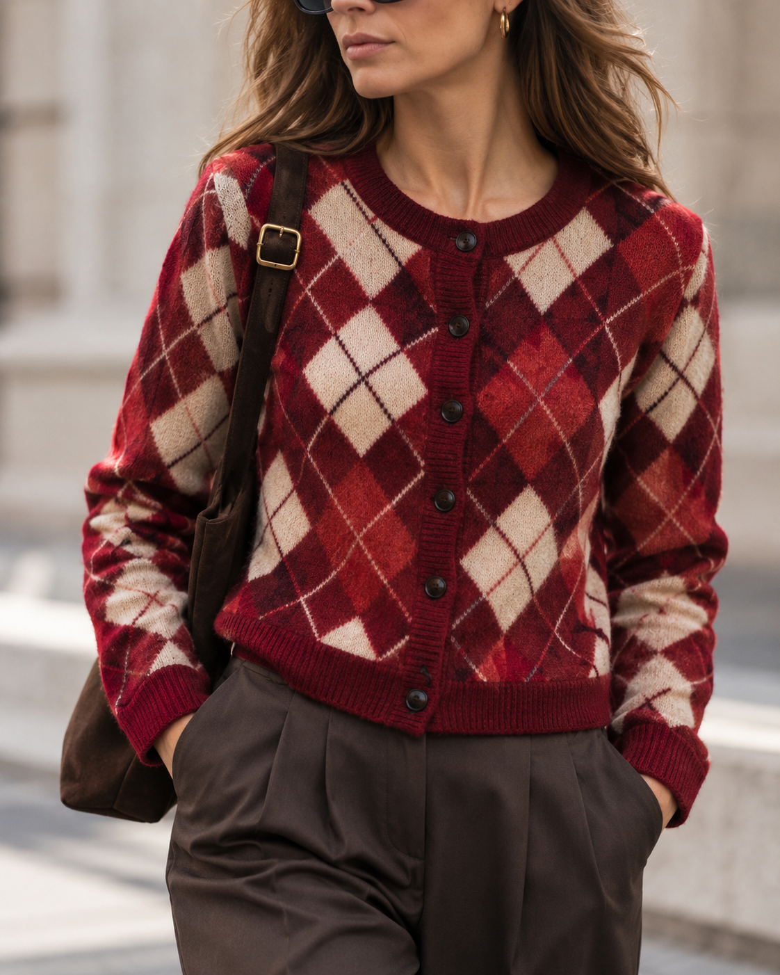 Chaqueta Wool/diamonds