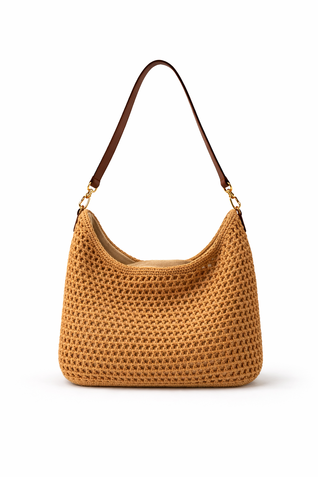 Bolsa de punto con asa