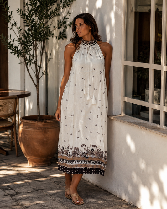 Vestido Serena Cornucopias Folho e Berloque