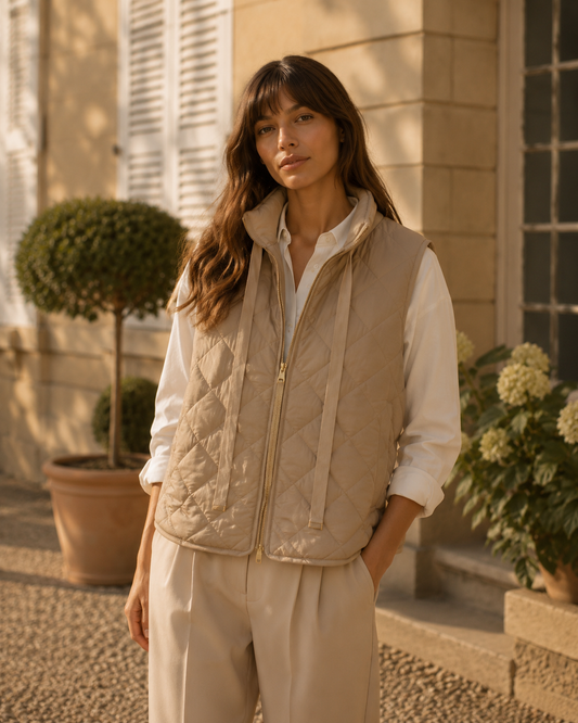 Colete Nylon/malha Aspen