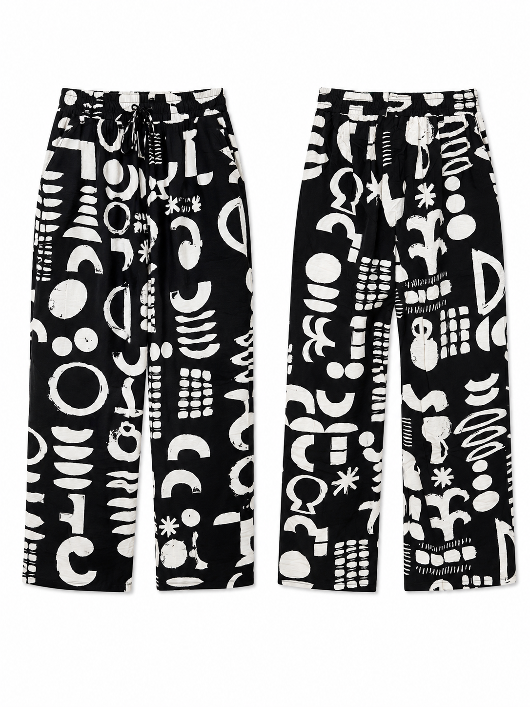 Calça abstrata