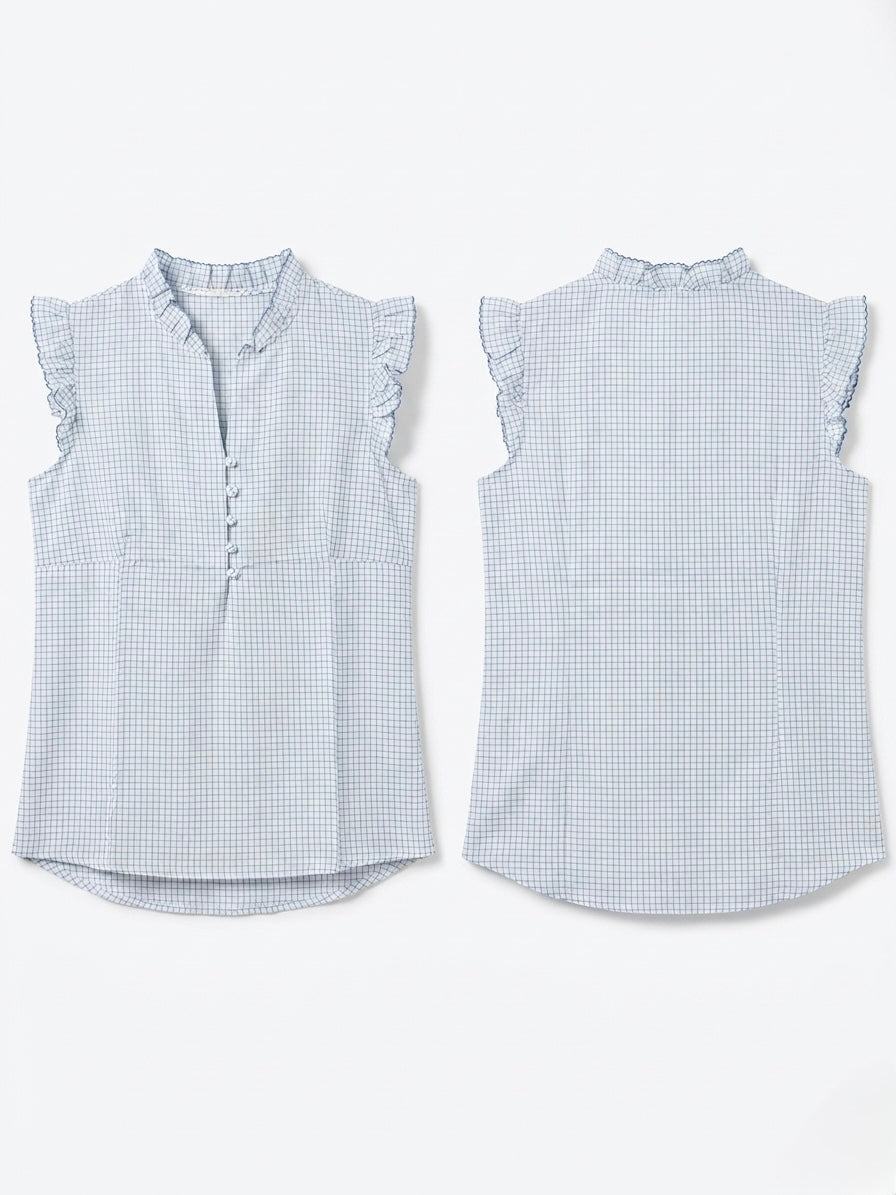 Camisa Vichy com Folho