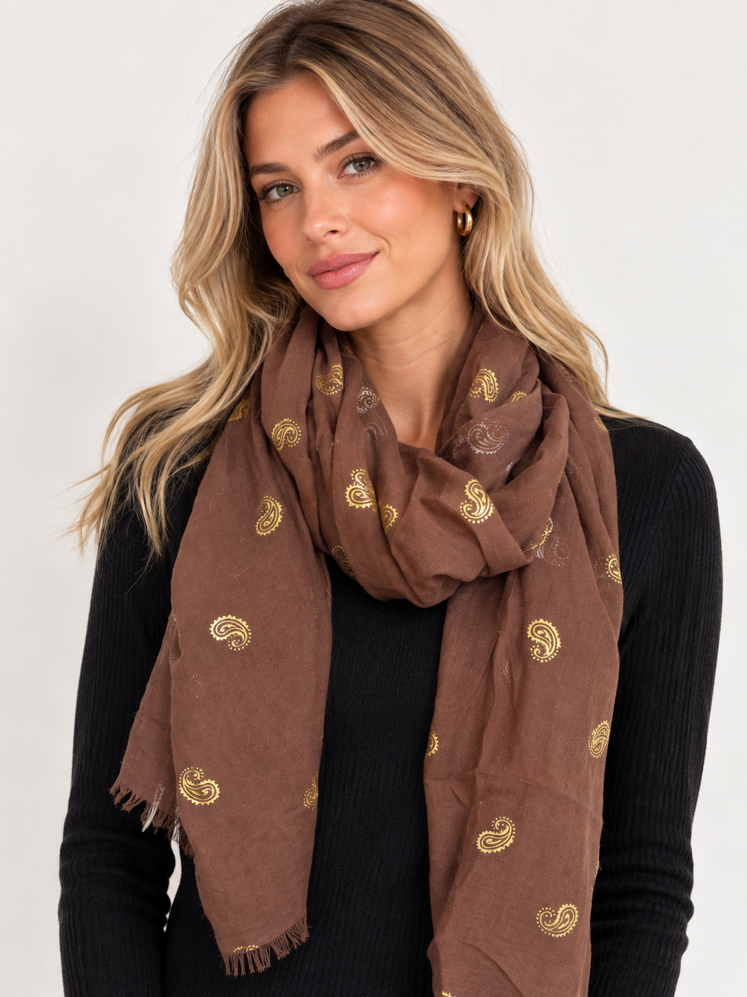 Echarpe Cornocopias Gold Cotton