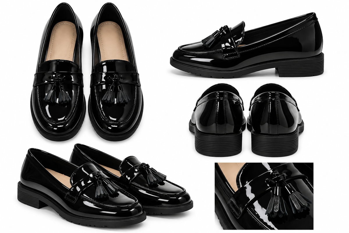 Mocassins Verniz com Berloque
