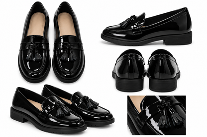Mocassins Verniz com Berloque