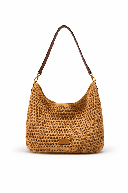 Bolsa de punto con asa