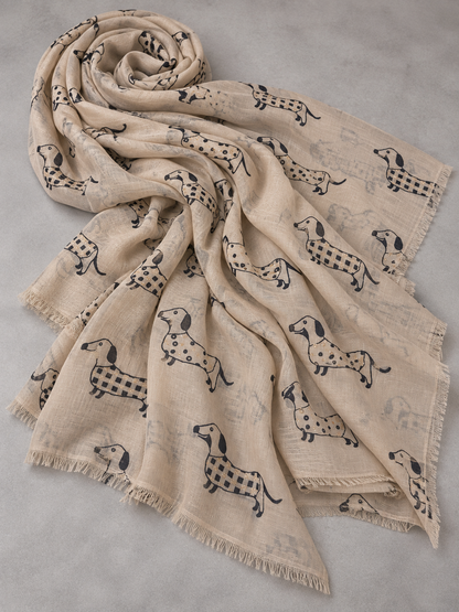Echarpe Cães Cotton