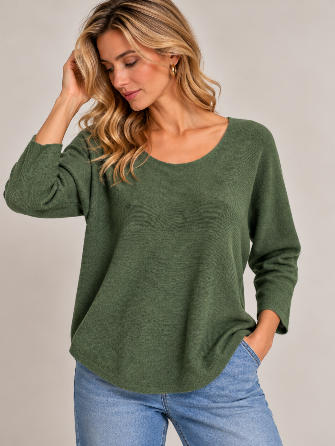 Camisola Decote Redondo Confy