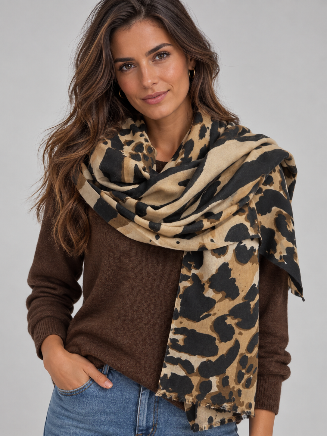 Echarpe Big Animal Print