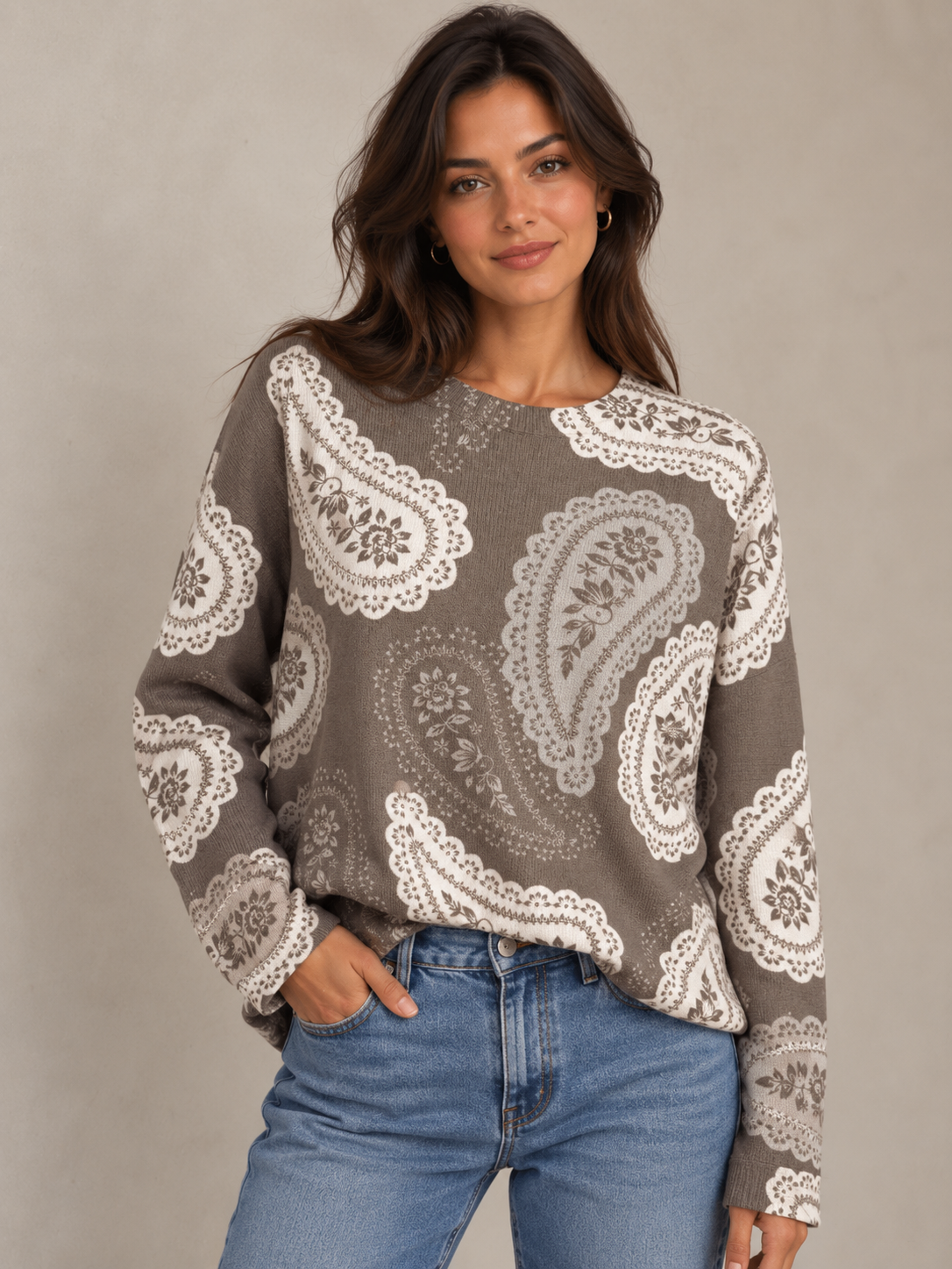 Malha Cornocopias Oversize