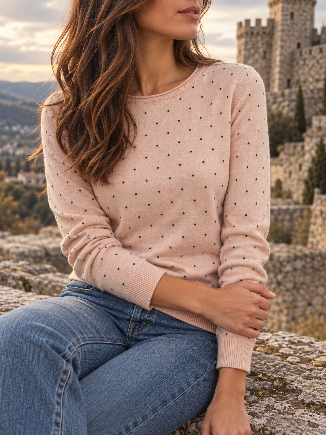 Camisola Pintas Malha Finess