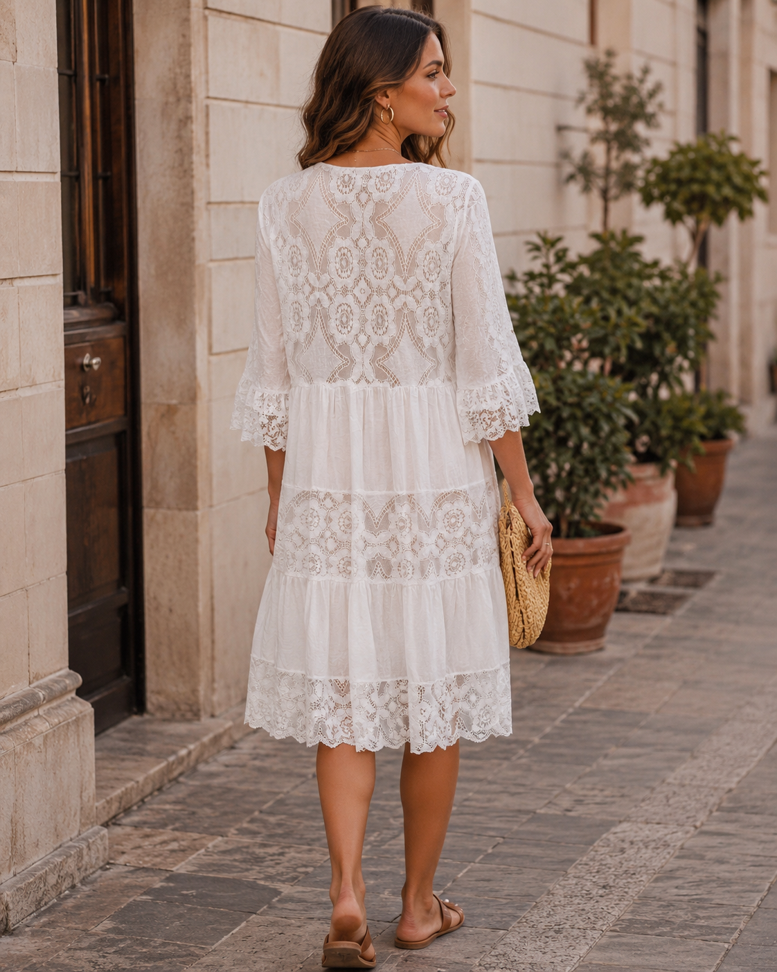 Vestido Renda Largo