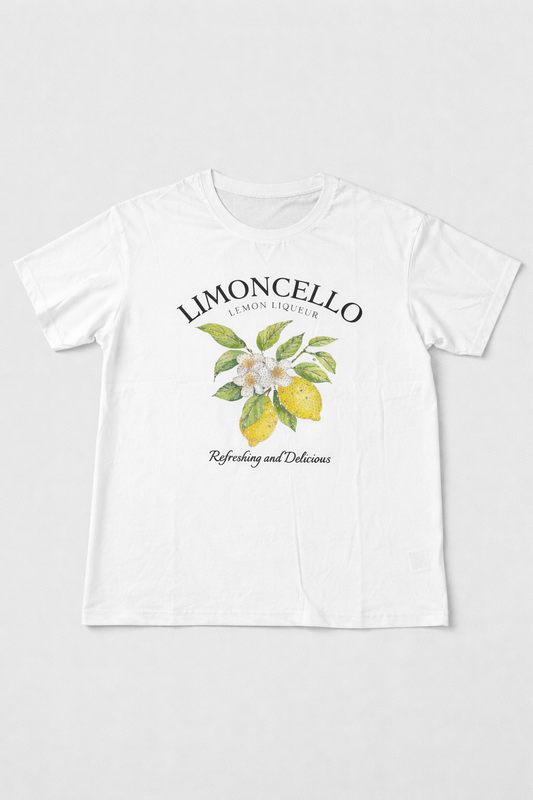 Camiseta Oversize Estampado Limonchello