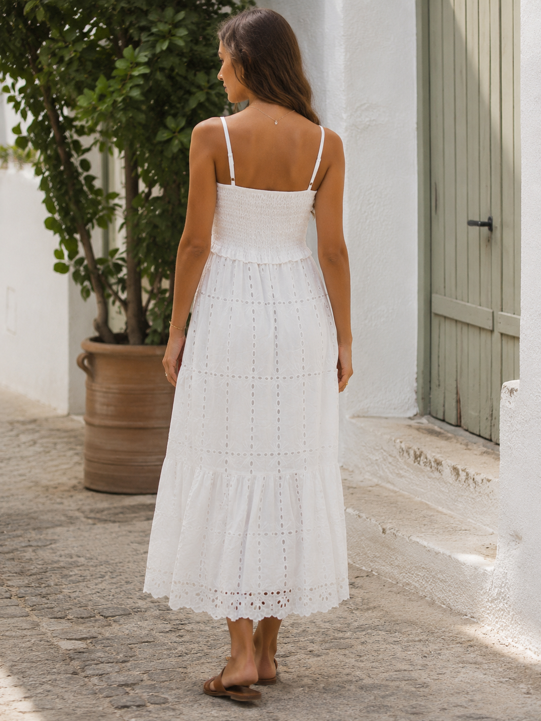 Vestido Elasticos Bordado