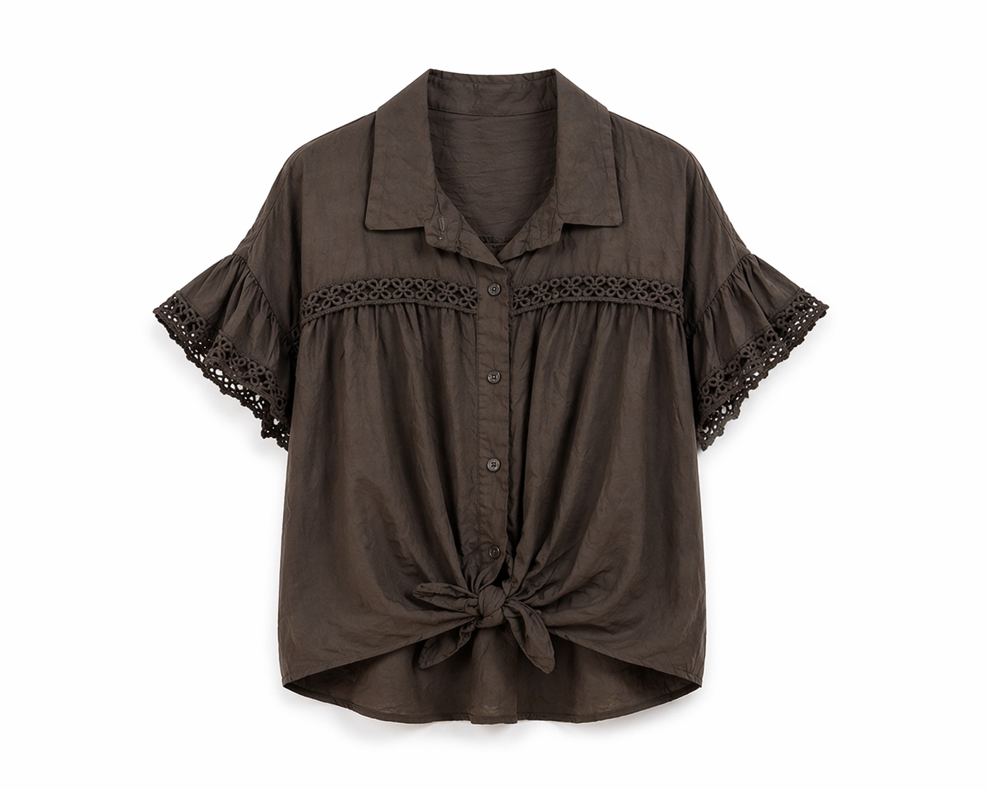 Camisa Popy com renda