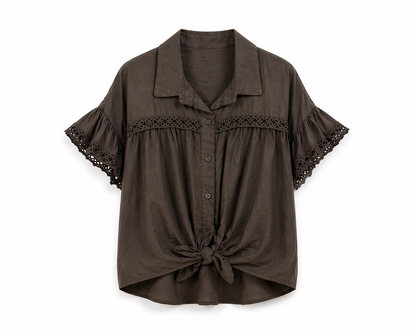 Camisa Popy com renda