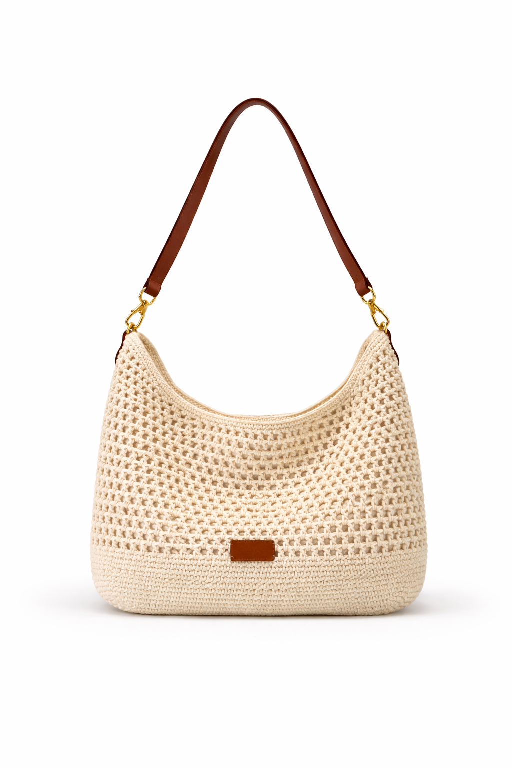 Bolsa de punto con asa