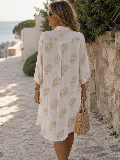 Vestido Camiseiro Summer Gold