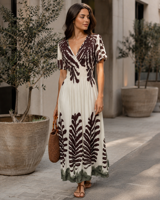 Vestido Elasticos Palm Tree