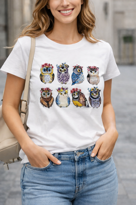 Camiseta Búho Famlily