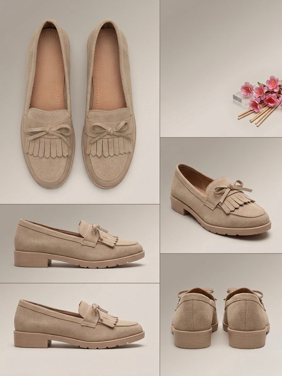 Mocassins com Pala de Franjas