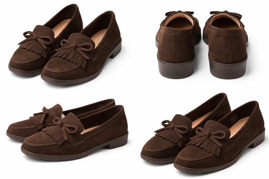 Mocasines con pala de flecos