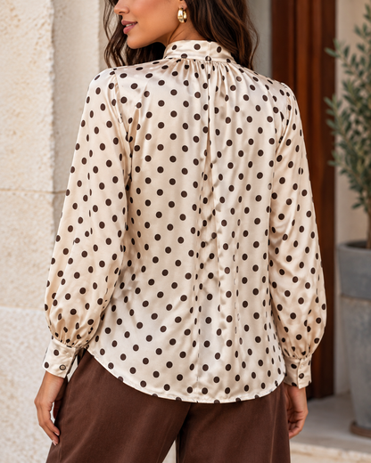 Tunica Cetim Polkdots