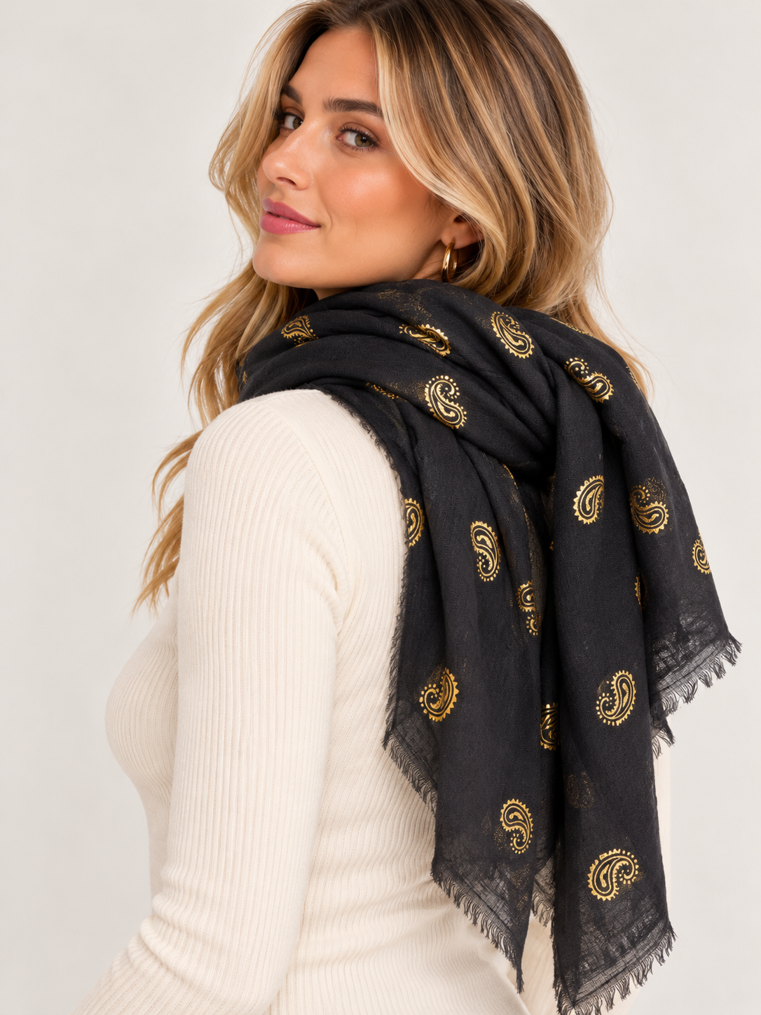 Echarpe Cornocopias Gold Cotton