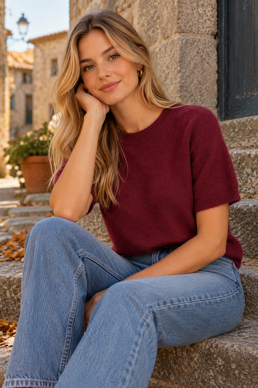 Camisola Mg Curta Fofy/wool