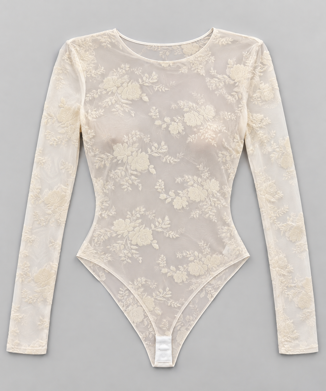 Body Tule Flor de Veludo