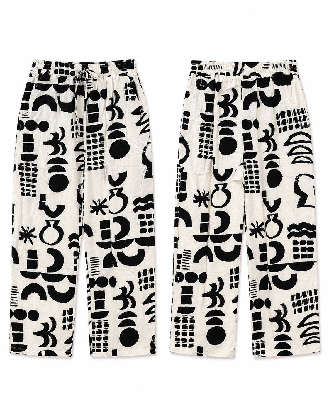 Calça abstrata