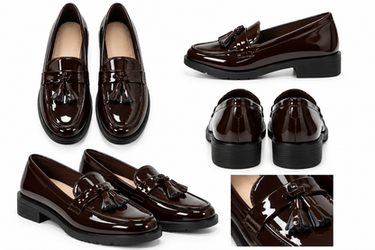 Mocassins Verniz com Berloque
