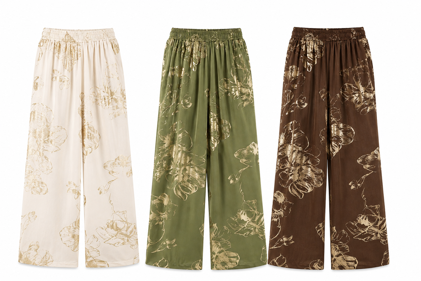 Calça Casual Lurex