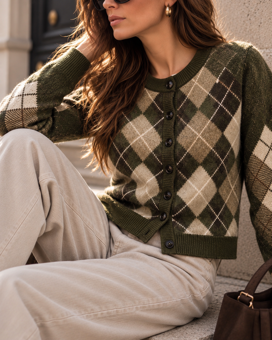 Chaqueta Wool/diamonds