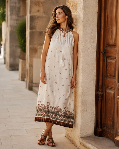 Vestido Serena Cornucopias Folho e Berloque