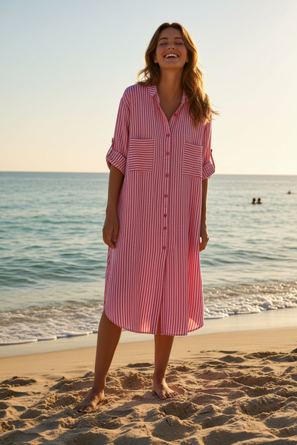 Tunica Vestido Riscas Summer