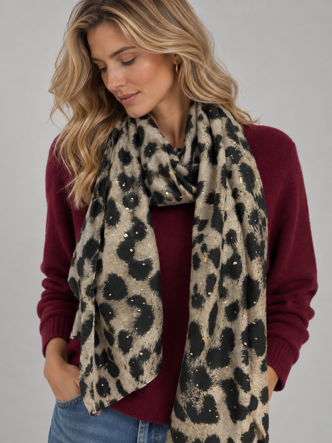 Echarpe Animal Gold Sparks