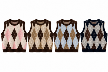 Colete Wool/diamonds