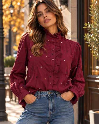 Camisa Amore Corações