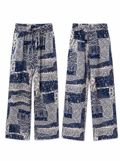 Calça com bolso print cornucópias