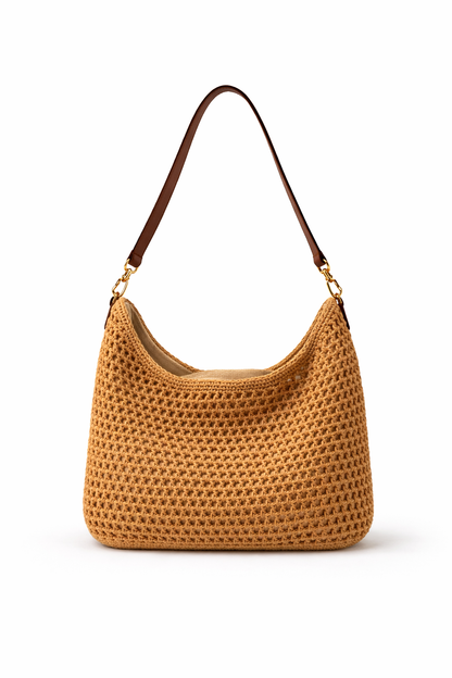 Bolsa de punto con asa