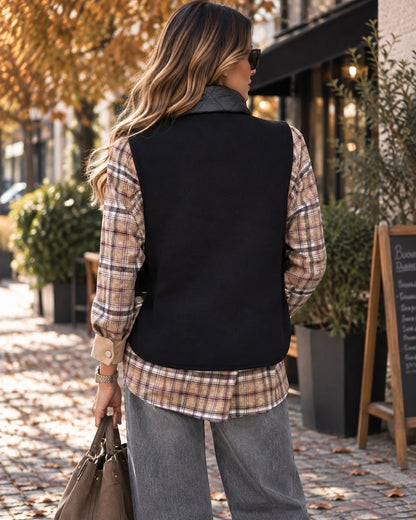 Colete Nylon/malha Aspen