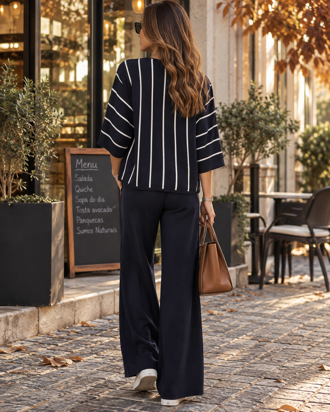 Conjunto Malha Risca Naples