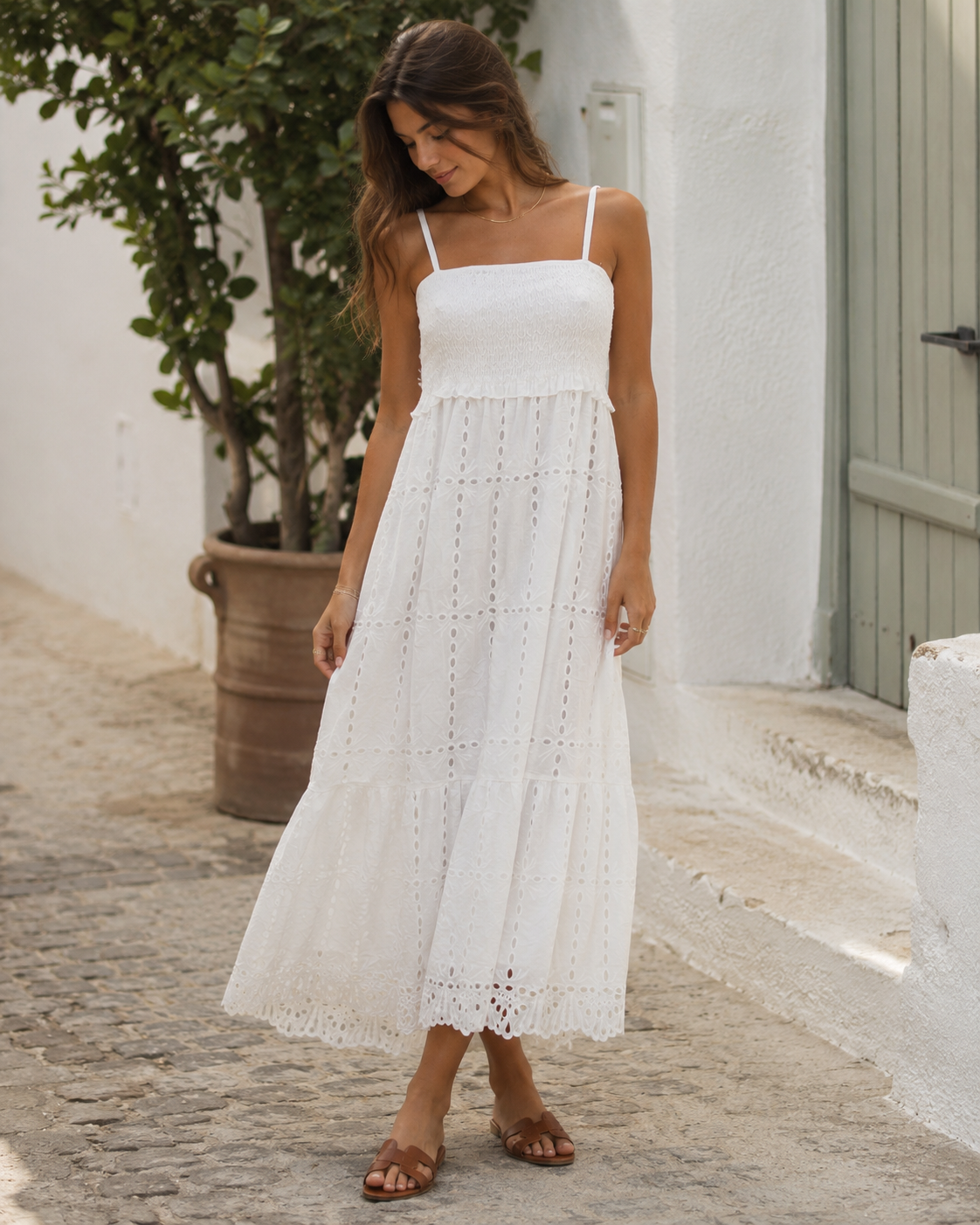 Vestido Elasticos Bordado