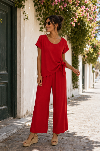 Conjunto Crepe Flair