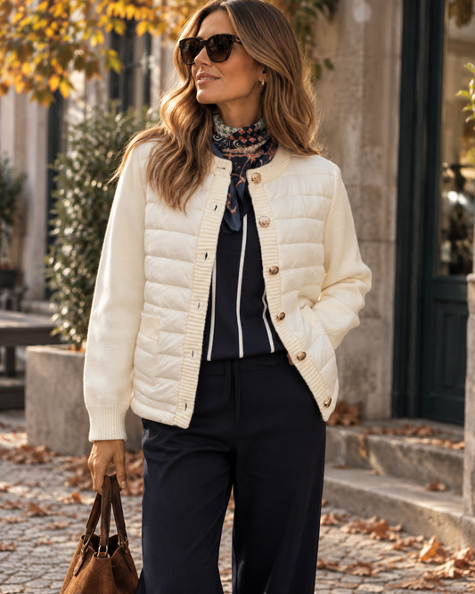 Blusão Nylon/malha Betty