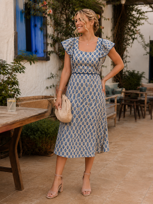 Vestido Toledo folho